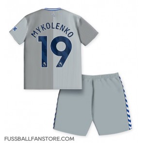 Everton Vitaliy Mykolenko #19 Replik 3rd trikot Kinder 2023-24 Kurzarm (+ Kurze Hosen)